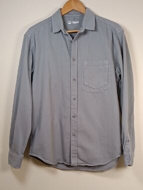 Outlier NYC Long Sleeve Twill Buttonfront Shirt